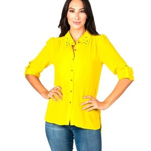 Sienna Rose Studded Georgette Blouse